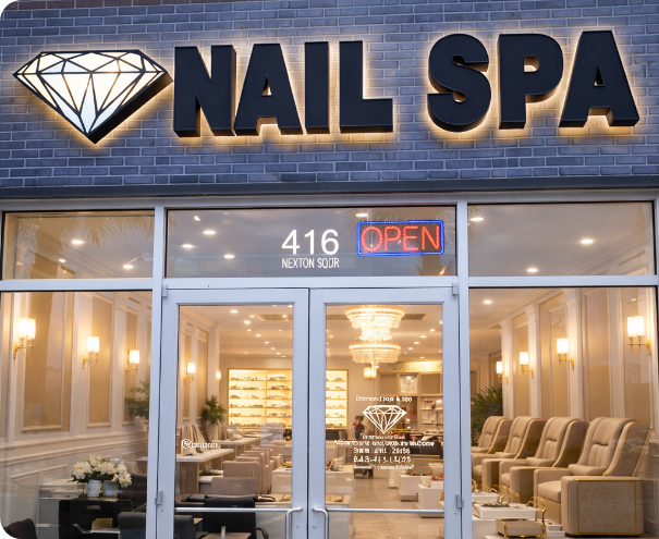 Professional nail services at Diamond Nail & Spa in Peoria AZ